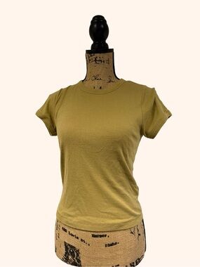 BDG Olive Crewneck Short Sleeve Tee